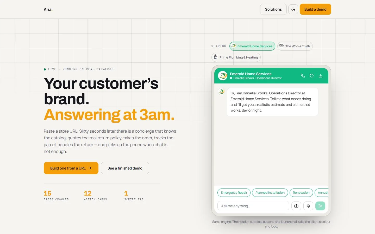 Site Concierge, the live product